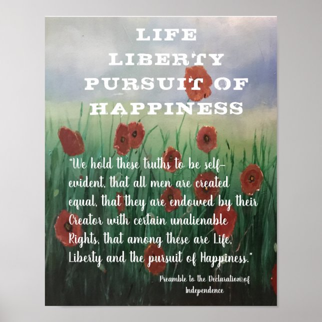 Beautiful Life, Liberty & Pursuit of Happiness Poster (Front)