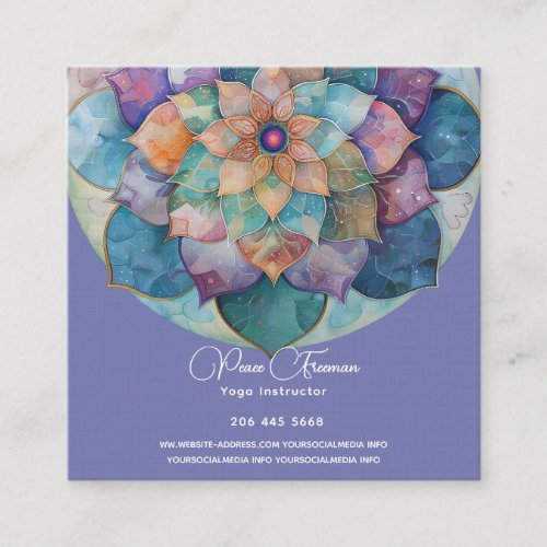 Beautiful Life Mandala II Business Card