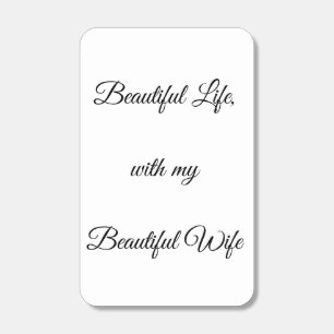 Beautiful Life With My Beautiful Wife Matchboxes