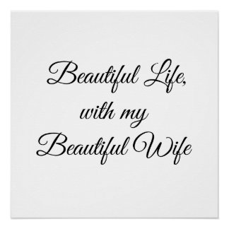 Beautiful Life With My Beautiful Wife Poster