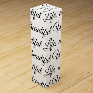 Beautiful Life With My Beautiful Wife Wine Box