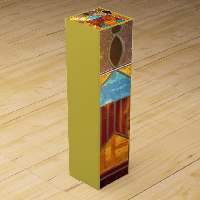 Beautiful light wine box (Front)