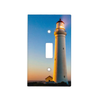 Beautiful Lighthouse Sunset Light Switch Wallplate Cover