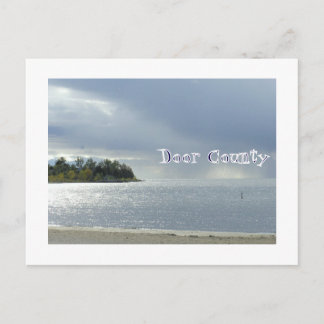 Beautiful Lighting After Storm/ DOOR COUNTY, WIS. Postcard