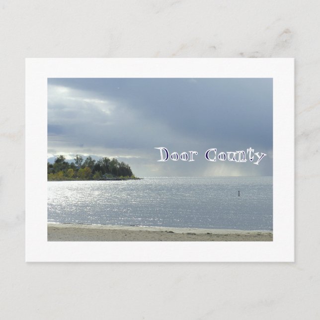 Beautiful Lighting After Storm/ DOOR COUNTY, WIS. Postcard (Front)
