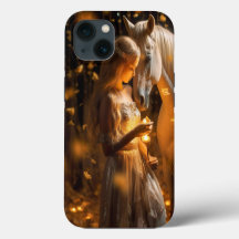 Beautiful Lights Fantasy Girl Horse