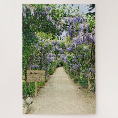 Beautiful Lilac Flower Garden Marry Me Puzzle