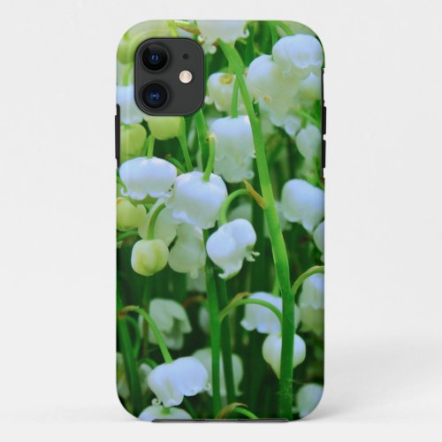Beautiful Lily of the Valley Spring Flowers  iPhone 11 Case