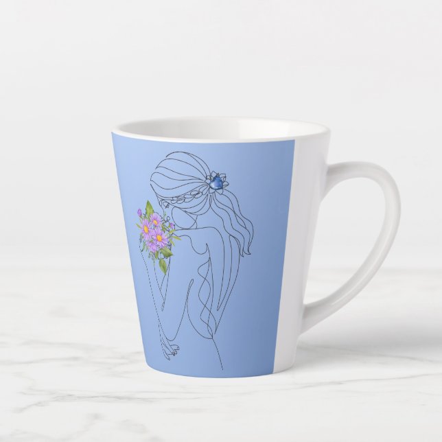 Beautiful Lines | September | Latte Mug  (Right)