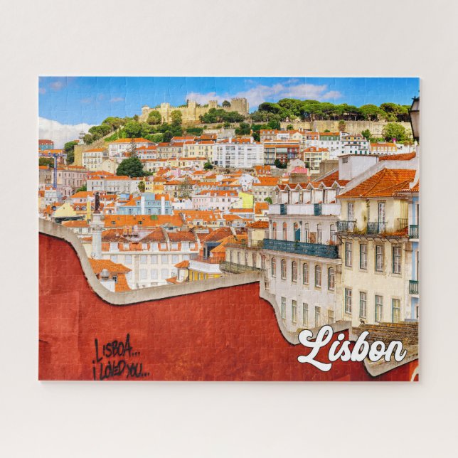Beautiful Lisbon, Portugal Jigsaw Puzzle (Horizontal)