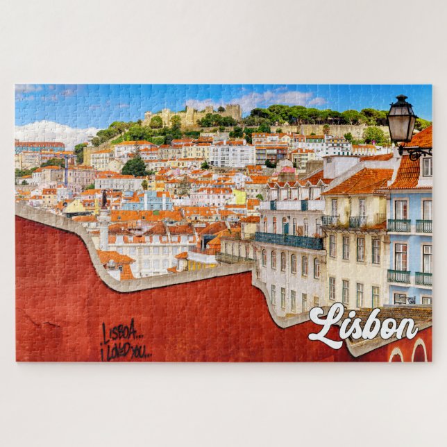 Beautiful Lisbon, Portugal Jigsaw Puzzle (Horizontal)