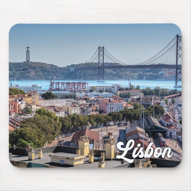 Beautiful Lisbon, Portugal Mouse Pad (Front)