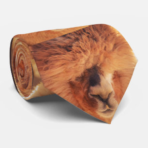 Beautiful Llama Alpaca Neck Tie