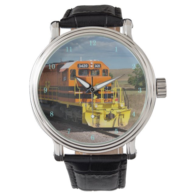 Beautiful Locomotive/Train Wrist Watch (Front)