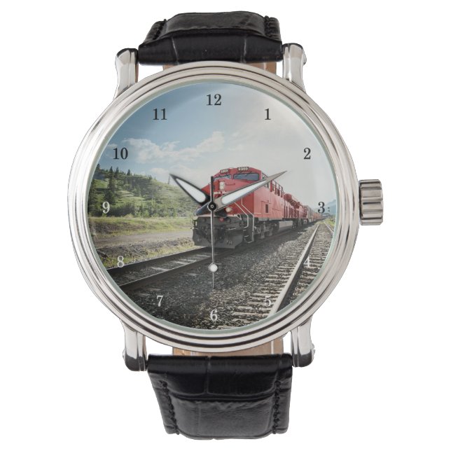 Beautiful Locomotive/Train Wrist Watch (Front)