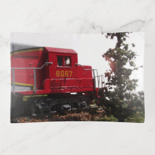 Beautiful Locomotive Trinket Tray