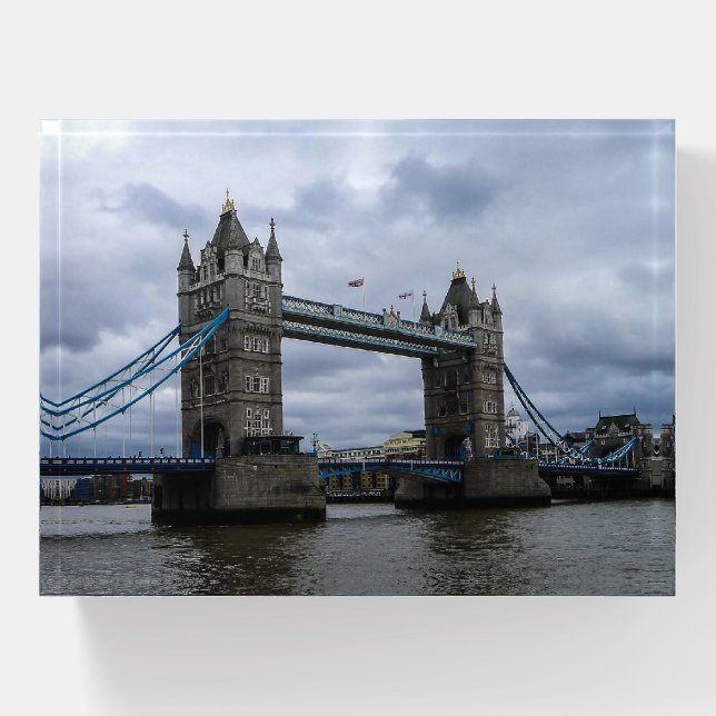 Beautiful London Bridge, England Paperweight (Front)