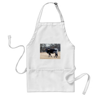 Beautiful Longhorn Adult Apron