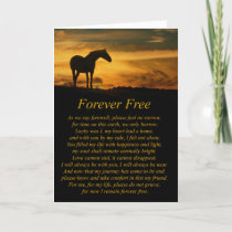 Beautiful Loss of Horse Sympathy Card