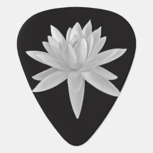 Beautiful Lotus Flower Cool Chic Guitar Pick