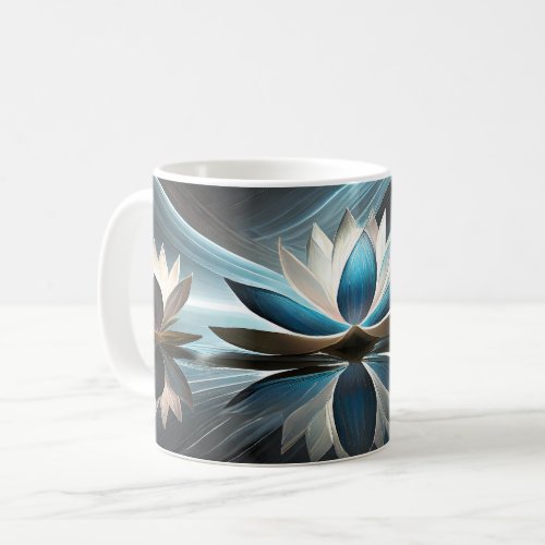 Beautiful Lotus flower mug