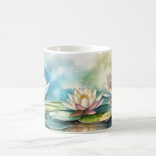 Beautiful Lotus flower mug
