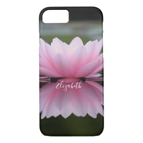 Beautiful Lotus Flower Zen_ Personalized iPhone 87 Case