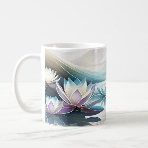 Beautiful Lotus flowers mug