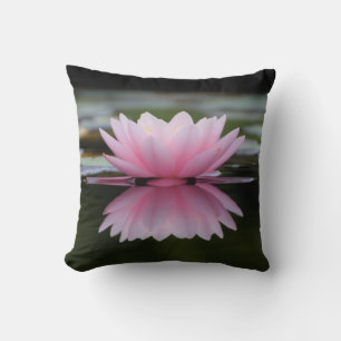 Beautiful Lotus ,Landscape Throw Pillow