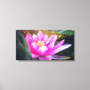 Beautiful Lotus ,Landscape, Zen Canvas Print