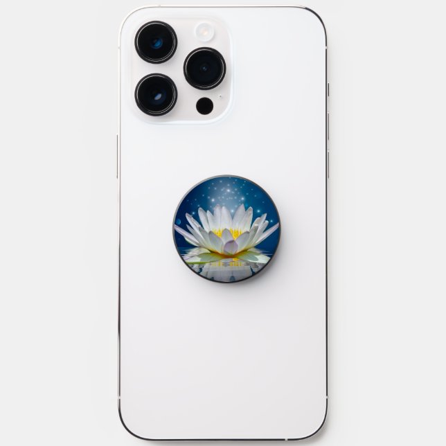 Beautiful Lotus PopSocket (Front)