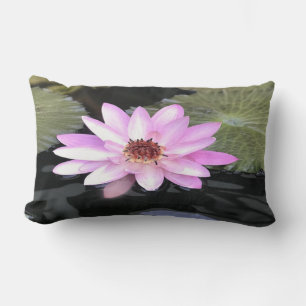 Beautiful Lotus,Zen, Landscape Lumbar Pillow