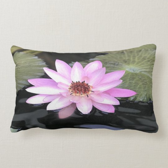Beautiful Lotus,Zen, Landscape Lumbar Pillow