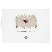 Beautiful Love Greeting Card! (Back Horizontal)