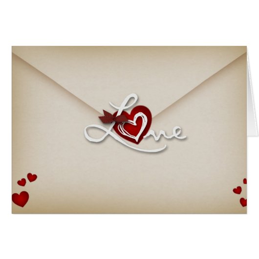 Beautiful Love Greeting Card! (Front Horizontal)