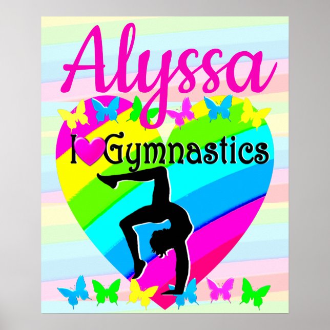BEAUTIFUL LOVE GYMNASTICS FOREVER DESIGN POSTER (Front)