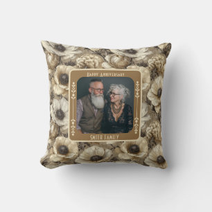 Beautiful Lovebird 1St Anniversary Throw Pillow