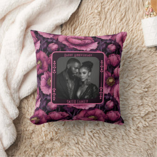 Beautiful Lovebird Marriage Throw Pillow