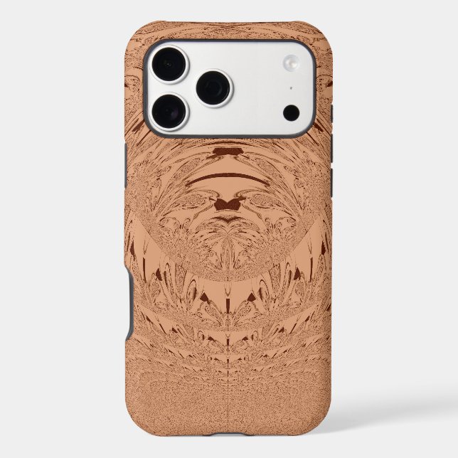 Beautiful Lovely African Lion head vector pattern  Case-Mate iPhone Case (Back)
