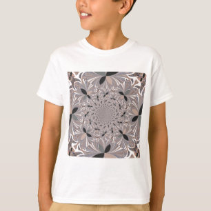 Beautiful lovely ash gray kaleidoscope seamless T-Shirt