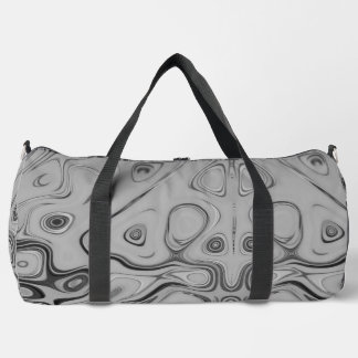 Beautiful Lovely Ash Gray Texture Color Art Print Duffle Bag
