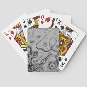 Beautiful Lovely Ash Gray Texture Color Art Print Poker Cards