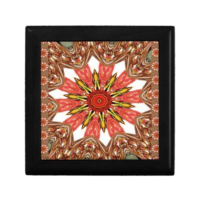 Beautiful Lovely Asian  traditional edgy pattern Keepsake Box (Front)