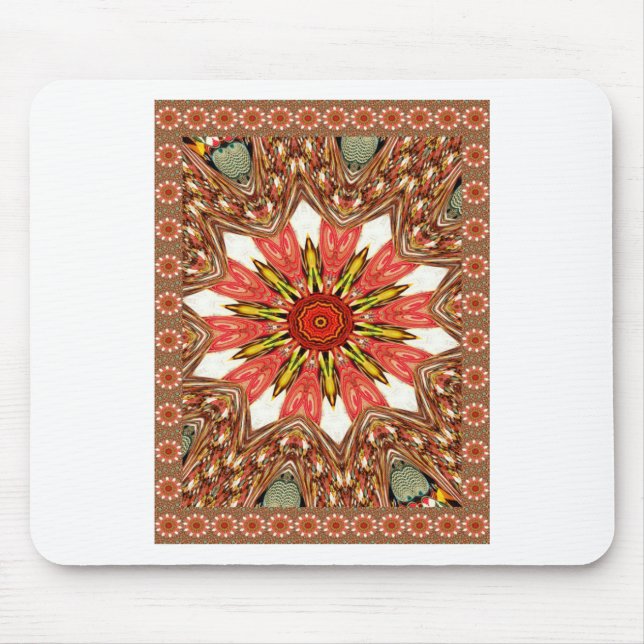 Beautiful Lovely Asian  traditional edgy pattern Mouse Pad (Front)