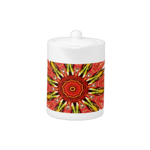 Beautiful Lovely Asian  traditional edgy pattern Teapot