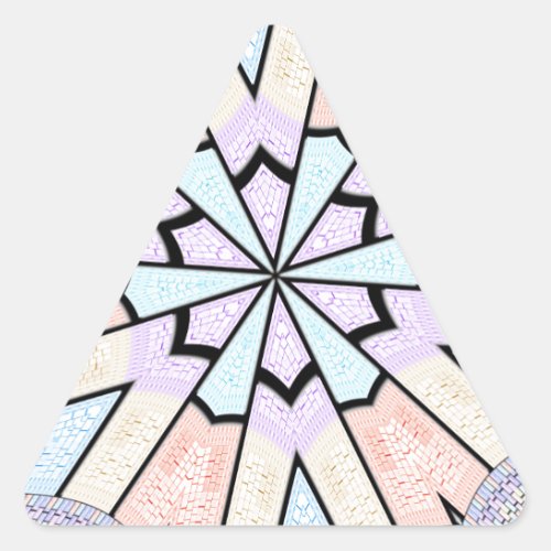 Beautiful Lovely baby shower geometrical Art Triangle Sticker