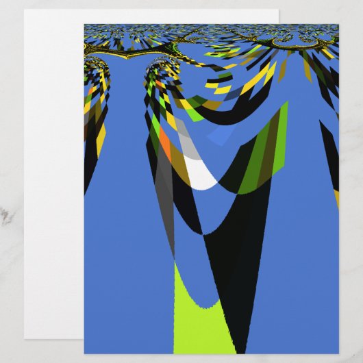 Beautiful Lovely Blue Seamless vector lovely art  (Front/Back)