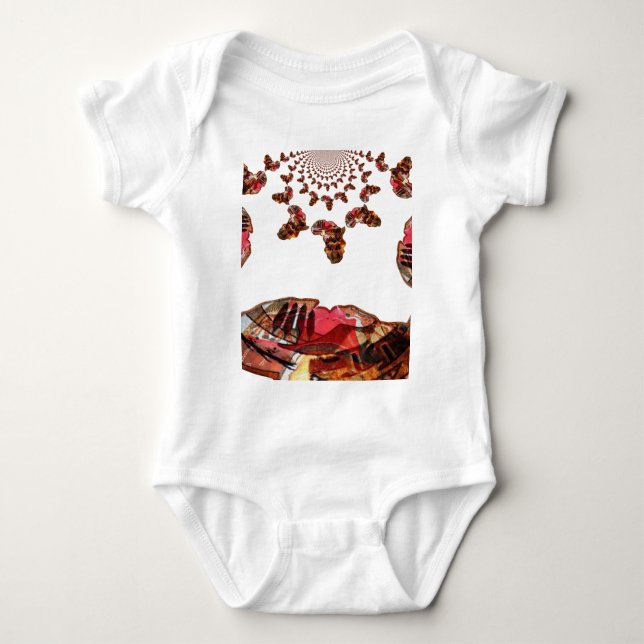 Beautiful Lovely Colors Baby Bodysuit (Front)
