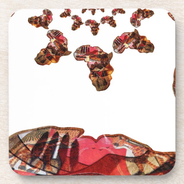 Beautiful Lovely Colors Beverage Coaster (Front)