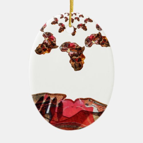 Beautiful Lovely Colors Ceramic Ornament